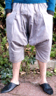 Pantalon Serwal confort en gabardine de coton pour homme - Taille M - Coloris gris