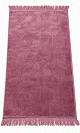 Tapis de prière adulte pour femmes en velours couleur unie vieux rose Tapis de prière adulte pour femmes en velours couleur unie vieux rose