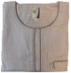 Qamis IKAF marron clair brode avec des jolis motifs - Taille 58 (XL)