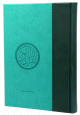 Le Saint Coran (17 x 24 cm) version arabe (Lecture Hafs) avec couverture de luxe en cuir bleu-vert