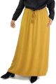 Jupe longue moutarde avec poches Jupe longue moutarde avec poches