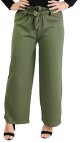 Pantalon élastiqué - Couleur Vert kaki Pantalon elastique - Couleur Vert kaki