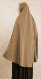 Grande cape - Hijab long de prière pour femme - Couleur Taupe foncé Grande cape - Hijab long de priere pour femme - Couleur Taupe fonce