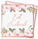 Serviette papier spécial fête de l'Aïd avec inscription rose dorée "Eid Mubarak" - Couleur rose doré (12 serviettes) Serviette papier special fete de l'Aid avec inscription rose doree "Eid Mubarak" - Couleur rose dore (12 serviettes)