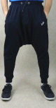 Pantalon jogging Seroual coton leger pour homme poches zip noires - Sarouel Marque Best Ummah - Couleur Bleu marine