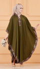 Poncho over-size pour femme - Robe tunique ample (Vêtement pour Hidjab) - Couleur kaki Poncho over-size pour femme - Robe tunique ample (Vetement pour Hidjab) - Couleur kaki