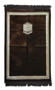 Tapis de prière de qualité (sajjada) en velours avec motif de La Kaaba fabriqué en Turquie Tapis de priere de qualite (sajjada) en velours avec motif de La Kaaba fabrique en Turquie