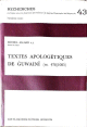 Textes apologétiques de Guwaini (M. 478/1085) (français-arabe) Textes apologetiques de Guwaini (M. 478/1085) (francais-arabe)