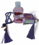 Pack Cadeau Musulman : Mini Coran + chapelet "Sabha" + Eau de Rose 50 ml - Couleur Violet