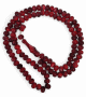 Sebha (chapelet musulman) à 99 perles - Couleur rouge