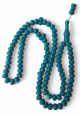 Chapelet musulman (Sebha) à 99 grains - Couleur bleu Chapelet musulman (Sebha) à 99 grains - Couleur bleu