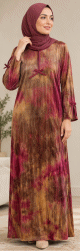 Robe longue de maison en velours INAYA Robe longue de maison en velours INAYA