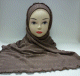 Hijab "Asma" avec motifs - 1 piece